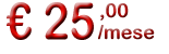  25,00 /mese